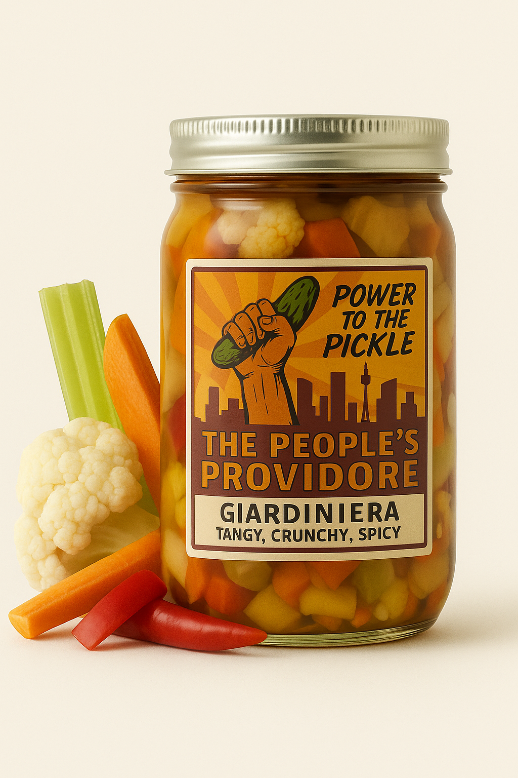 Giardiniera – Tangy, Crunchy, Spicy Pickled Vegetables